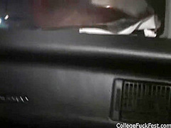 Schoolgirl getting fucked while others watch