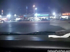 Schoolgirl getting fucked while others watch
