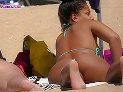 Amateur Sexy Big Ass Latina With A Tiny Thong Video
