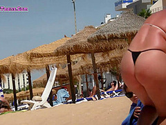 Amateur Sexy Big Ass Latina With A Tiny Thong Video