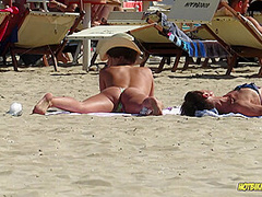Amazing Ass Sexy Bikini Hot milf Backview at the beach