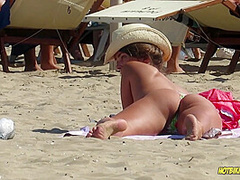 Amazing Ass Sexy Bikini Hot milf Backview at the beach