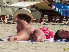 Amazing Ass Sexy Bikini Hot milf Backview at the beach