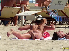 Amazing Ass Sexy Bikini Hot milf Backview at the beach