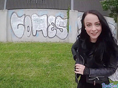 Public POV sluts fucked outdoor 4 money compilation