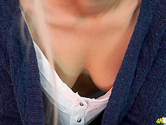 Fi Fi in Nipple Assignment - DownblouseJerk