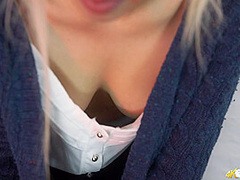 Fi Fi in Nipple Assignment - DownblouseJerk