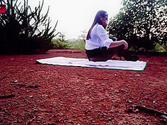 Amateur Masked Chinese Couple Fuck Outdoors