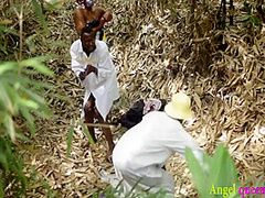 Husband Caught His Wife Having Sex With The Fake Pandemic Doctor In The Bush, And He Punish Him Because He Was Deceiving The Man That He Wants To Do Free Corona Virus Check Up 10 Min
