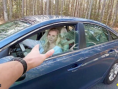 Bailey Brooke - Roadside - Our Mechanic Got Lucky With A Busty Blonde Babe