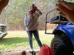 Bailey Brooke - Roadside - Our Mechanic Got Lucky With A Busty Blonde Babe