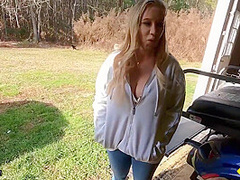Bailey Brooke - Roadside - Our Mechanic Got Lucky With A Busty Blonde Babe
