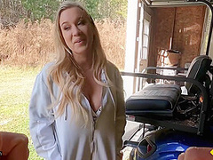 Bailey Brooke - Roadside - Our Mechanic Got Lucky With A Busty Blonde Babe