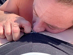 Brad Newman - Eats Pussy At A Public