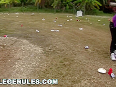 Rikki Nyx And Tosh Locks - Slutty Students Going Wild On The Ranch