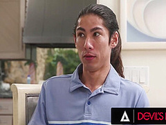 Man Cant Resist To His Girlfriends Sexy Exhibitionist Stepsister So He Cheated On Her With Devils Film