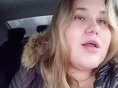 Outdoor Facial On A Beautiful Face Chubby Girl After A Blowjob 10 Min