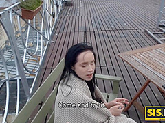 Taboo Sex Is Way For Brunette Teen To Stop Smoking