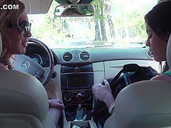 Huge Breasts In Rich Stepmother Seduces Her Beautiful Stepdaughter And Licks Her Wet Pussy And Massages Her