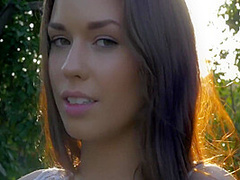 Squeezes Her Nipples Hard As She Finger Bangs With Madi Meadows