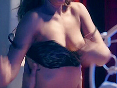 Candee Licious - Hottie Uses Her Feet And Her Wet Pussy To Please Her Man