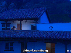 Carmen Luvana leaves this field fuck with a sore pussy from multiple O's - BANG!