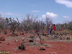 African Threesome Fuck Orgy
