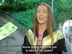 19yo slut fucked outdoor in POV in doggystyle by BWC