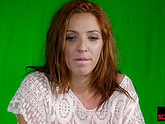 Scandalous redhead bitch dominated in orgy by big dick