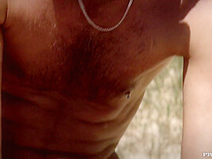 Blonde Chic Gets A Dp From Two Out Of Uniform Soldiers