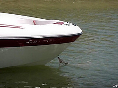 Blonde Chic Gets A Dp From Two Out Of Uniform Soldiers