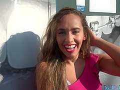 Slutty Latin bombshell fucked in POV outdoor 4 cash