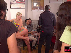 Scandalous MILF doggystyled by big cock at public place