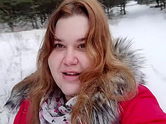 Cum In The Mouth And On The Tits Of A Redheaded Slut In The Woods 11 Min