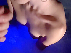 Sexy Friend Pays Her Debt Sucking My Dick Outside In Jacuzzi Pool