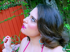 Alana Lace In Big Boob Garden