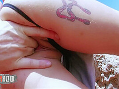 Deep Anal Sex Video At The Beach With Young French Beauty - Jordanne Kali