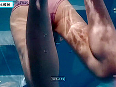 水中カメラ水着のクロッチ部分アッフ　日本人　素人　japanese Amateur