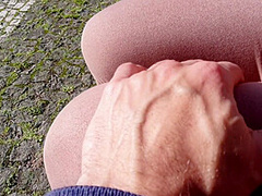 A Young Sucker Spied On Mommy In The Park And She Let Herself Be Touched!