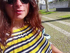 A Young Sucker Spied On Mommy In The Park And She Let Herself Be Touched!