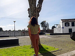 A Young Sucker Spied On Mommy In The Park And She Let Herself Be Touched!