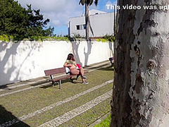 A Young Sucker Spied On Mommy In The Park And She Let Herself Be Touched!