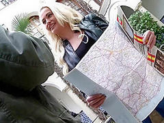 Hot Tight Pussy Amazingly Beautiful Blonde Milf Tourist Picked Up And Gets Fucked In The Forest For Fun By An Older Guy