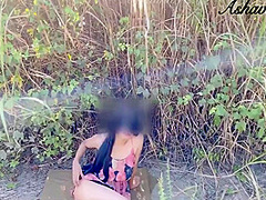 I Was Fucked And Squirted Near Public Road. Great Outdoor Fun By Asha