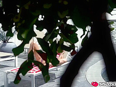 Donnie Rock, Sis Loves Me And Kenna James In Fireworks Fuck With Stepsis