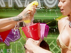 Billy Boston And Cassie Del Isla In Get Super Wet Playing Hawaiian