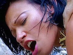 Sexy German Chick With A Slim Looking Body Gets Her Hungry Mouth Filled