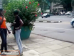 Lesbian Pick Up Artist Dominates Black Milf She