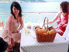 Public Extreme! I Pulled Out His Giant Cock In The Middle Of The Restaurant