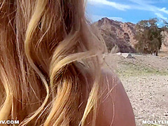 Big Boobs Blonde Hiker Fucked Outdoor Pov 4k With Molly Pills